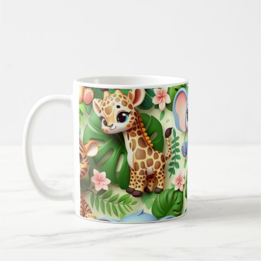 3D Oerwouden Koffiemok (Links)
