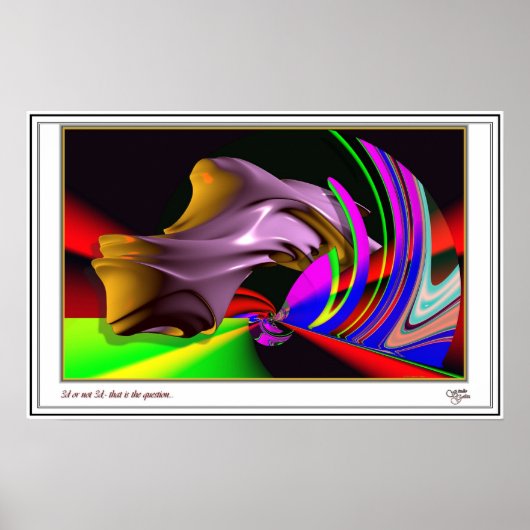 3d of niet 3d... poster (Voorkant)