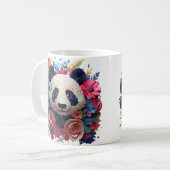 3D-ogend gedrukt Panda-Beer Koffiemok (Voorkant links)