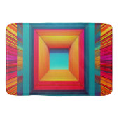 3D Oneindige Geometrische Neon Badmat (Voorkant)