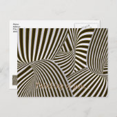 3D onthoudt denken aan uw Briefkaart (Voorkant / Achterkant)