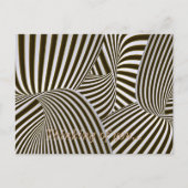 3D onthoudt denken aan uw Briefkaart (Voorkant)