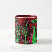 3D-ontwerp combo-Mok | Perfecte grootte koffie & t Mok (Midden)