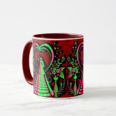 3D-ontwerp combo-Mok | Perfecte grootte koffie & t Mok (Voorkant links)