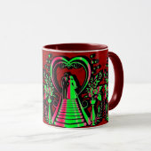 3D-ontwerp combo-Mok | Perfecte grootte koffie & t Mok (Voorkant rechts)
