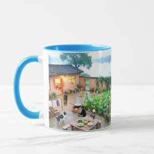 3D-ontwerp combo-Mok Perfecte grootte koffie & t Mok