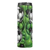 3D Opgeblazen Effect Voetbal Fan Thermische T Thermosbeker (Achterkant)