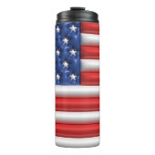 3D Opgeblazen Tumbler - Amerikaans vlagontwerp Thermosbeker (Voorkant)