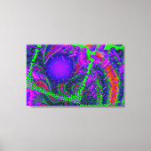 3D Optica Overdrive Fractal Canvas Afdruk (Voorkant)