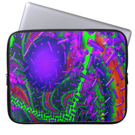 3D Optica Overdrive Fractal Laptop Sleeve