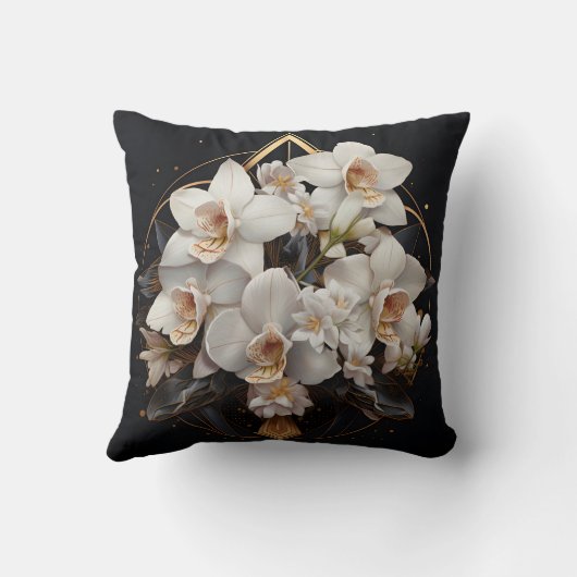 3D orchid pillow Kussen (Achterkant)