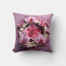 3D orchid pillow Kussen