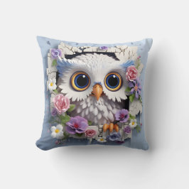3D owl pillow Kussen