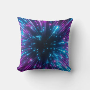 3d, paars vuurwerk, big bang, sterrenstelsel, abst kussen
