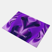 3D Paarse Regenboog Dromen, Buitenaards Deurmat (Schuin)