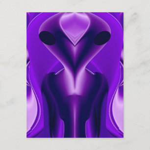 3D Paarse Regenboog Dromen, Buitenaards Informatiekaartje