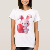 3D paashaas met ei T-shirt (Voorkant)