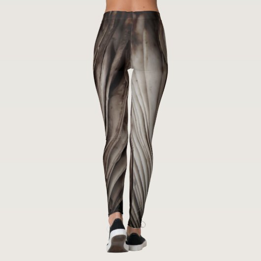 3D-paddenstoelontwerp Leggings (Achterkant)