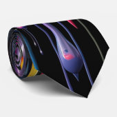 3D Paint Drips Halsband Stropdas (Opgerold)