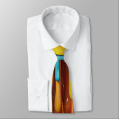 3D Paint Drips Halsband Stropdas (Gebonden)