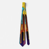 3D Paint Drips Halsband Stropdas (Voorkant)