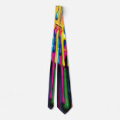 3D Paint Drips Stropdas (Achterkant)