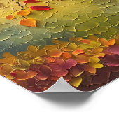 3D Painting Autumn Tree Poster (Hoek)