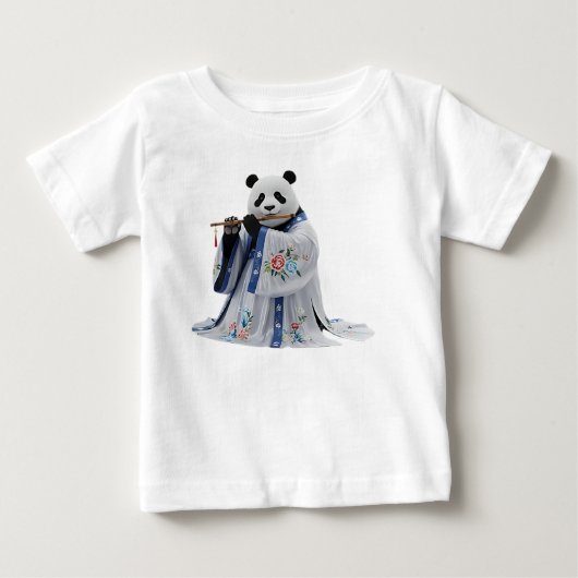 3D-panda in traditionele Chinese Hanfu (Voorkant)