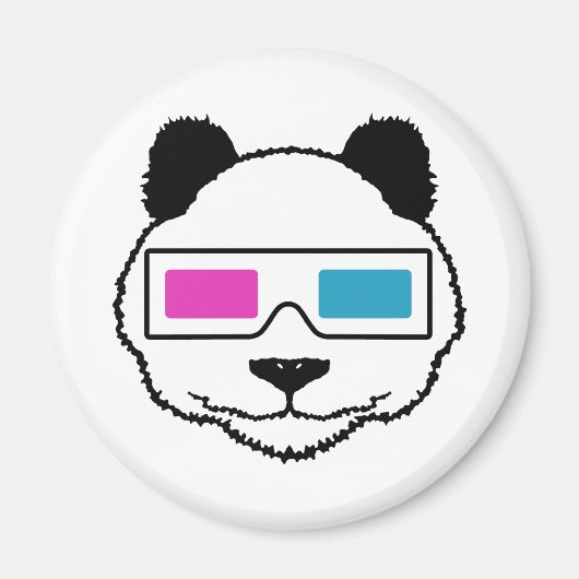 3D Panda Magneet (Voorkant)