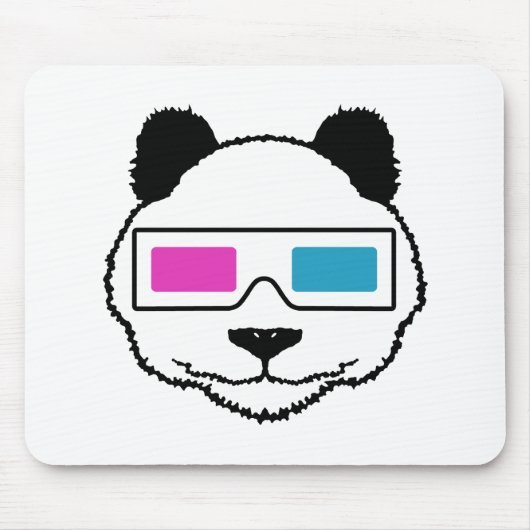 3D Panda Muismat (Voorkant)