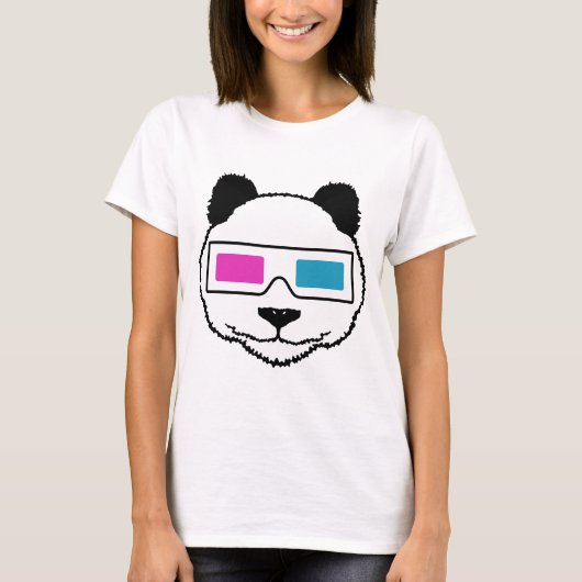 3D Panda T-shirt (Voorkant)