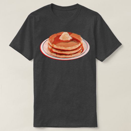 3D Pannenkoeken T-shirt (Design voorkant)