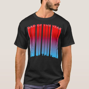 3D-pap van het jaar gradiënt T-shirt