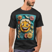 3D Paper Art Design T-shirt (Voorkant)