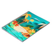 3D Papercraft Tropical Beach Notitieboek (Linkerzijde)