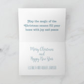 3D Papieren Uitgesneden Dorp Feestdagen Kaart (Binnen)