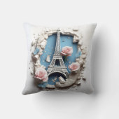 3D Paris pillow Kussen (Achterkant)
