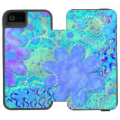 3D Pastel Flower Psychedelic Incipio iPhone Portemonnee Hoesje (Agenda Open)