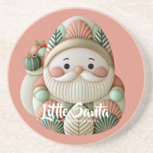 3D-pastel Kleurige Kerstman