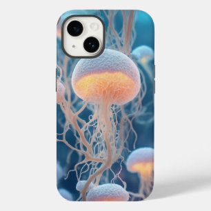 3D-pastel witte menselijke cellen met wortelachtig Case-Mate iPhone 14 Hoesje