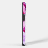 3D-pastelbloempatroon iPhone Hoesje (Rechterkant)