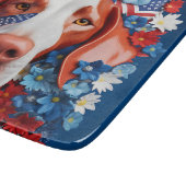 3D Patriottische Vizsla Snijplank (Hoek)