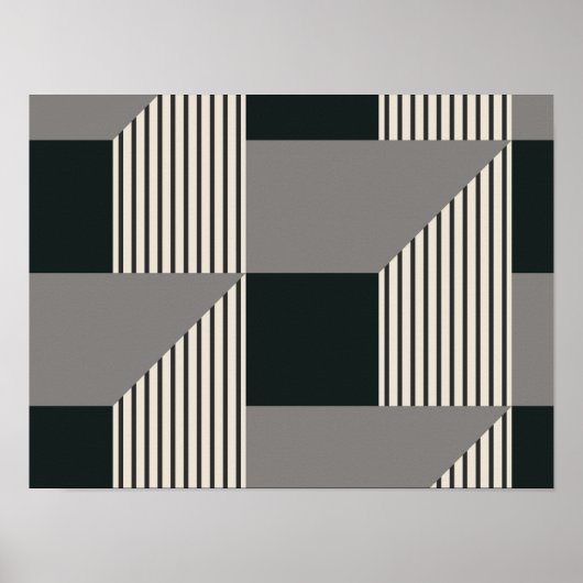 3D-patroon Poster (Voorkant)