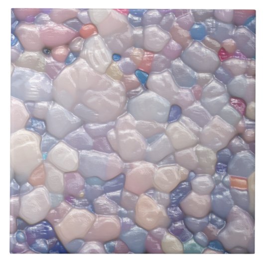 3D Pebble Surface Tegeltje (Voorkant)