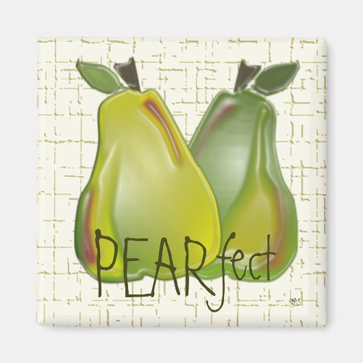 3D Peren (WC) Magnet (Voorkant)