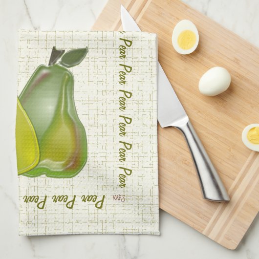 3D-peren (WC) Theedoek (Quarter Fold)