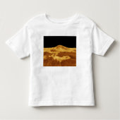 3D Perspectief Uitzicht van Maat Mons op Venus Kinder Shirts (Voorkant)