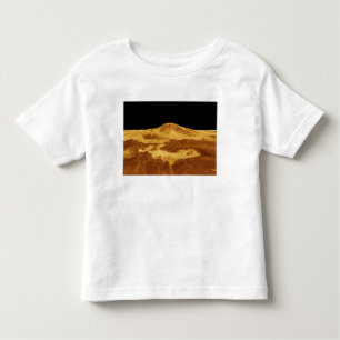 3D Perspectief Uitzicht van Maat Mons op Venus Kinder Shirts