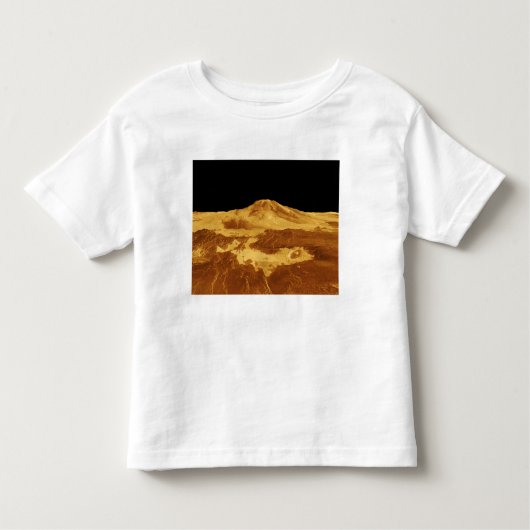 3D Perspectief Uitzicht van Maat Mons op Venus Kinder Shirts (Voorkant)