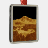 3D Perspectief Uitzicht van Maat Mons op Venus Metalen Ornament (Rechts)